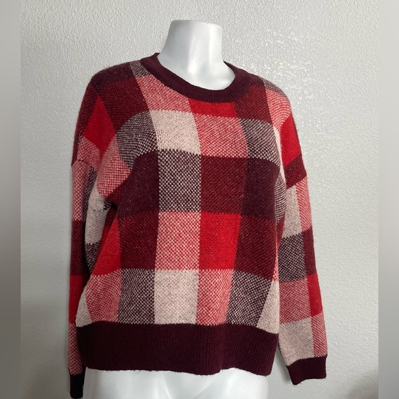 Madewell Women's Multicolor Plaid Sweater - Picture 4 of 12